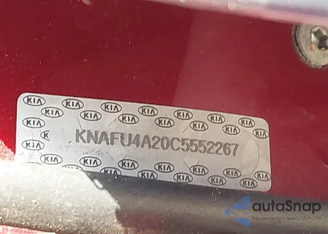 2012 Kia Forte Ex z USA, uszkodzony, nr VIN KNAFU4A20C5552267